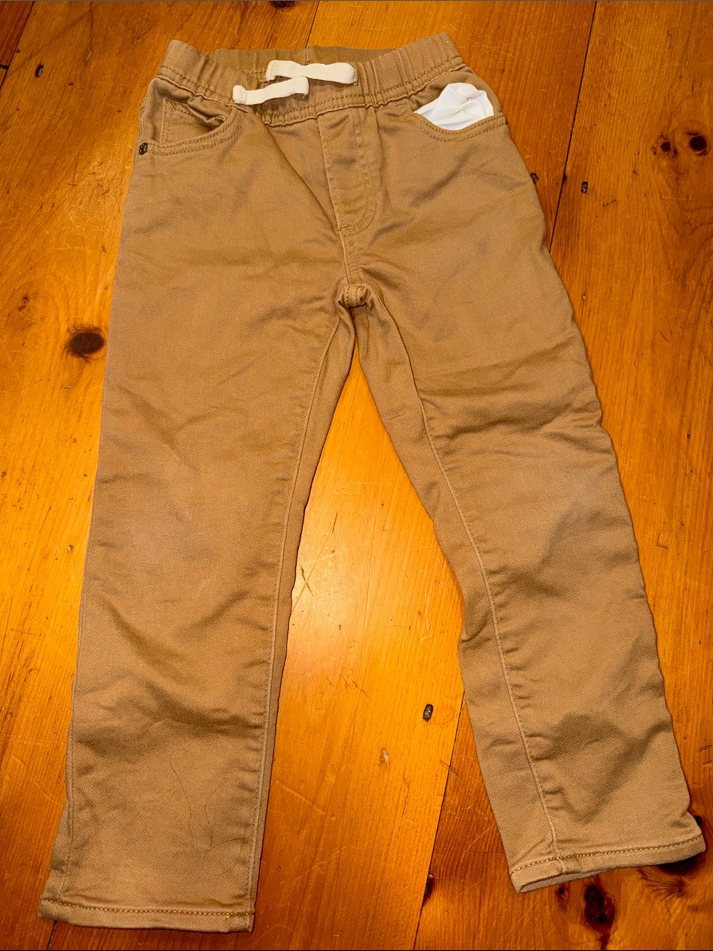 Gap Denim Kids Tan Pull-On Pants size 5
